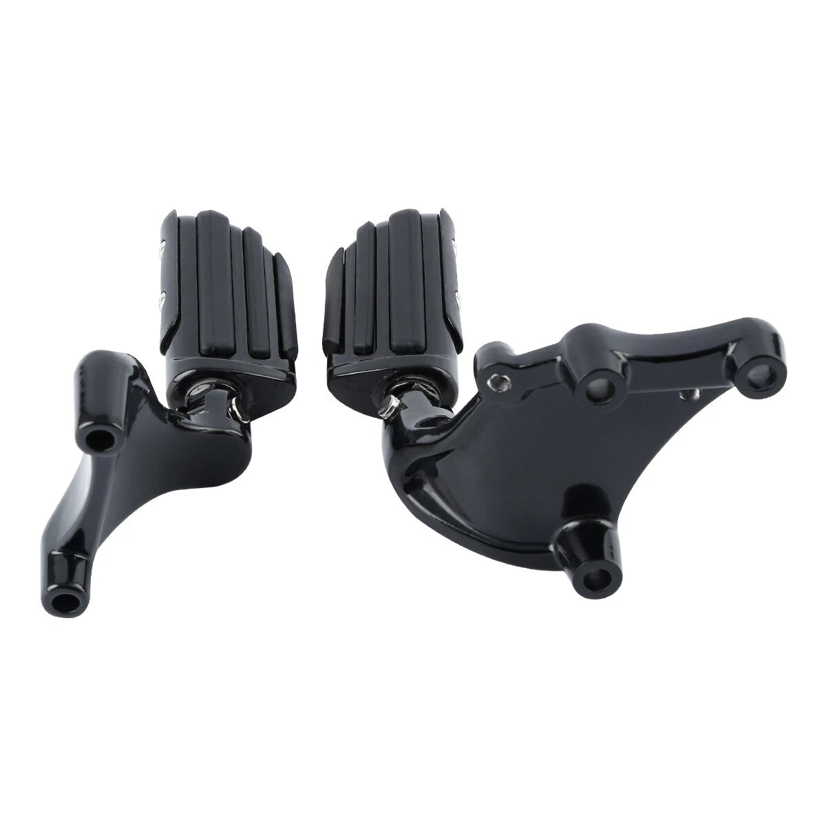 Black Passenger Foot Pegs for Harley Sportster 883 1200 (2014-2022)