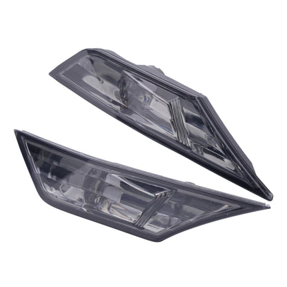 LED Side Markers Smoked Lens Switchback Amber White for Honda Civic (2016-2021)