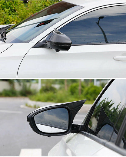 Carbon Fiber Style Side Rearview Mirror Cover Trim for Honda Accord (2018–2020)