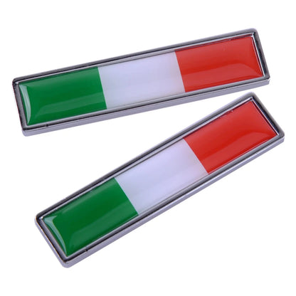 3D Italian Flag Car Truck Decal Emblem Sticker