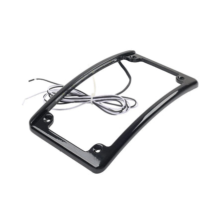 Rear License Frame Bracket w/Light for Harley Touring Glide