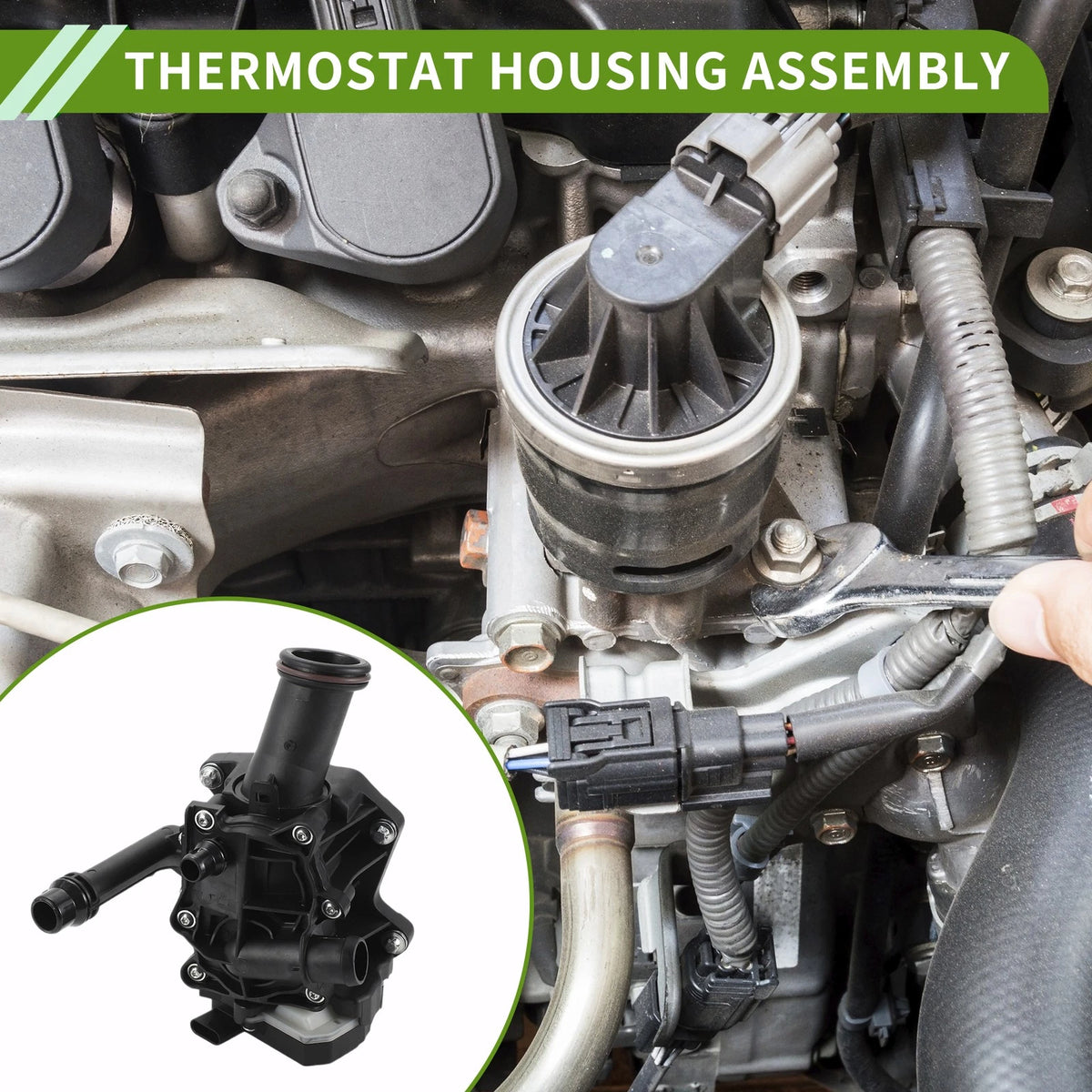 Engine Coolant Thermostat Housing for BMW 540i xDrive (2017-2020)