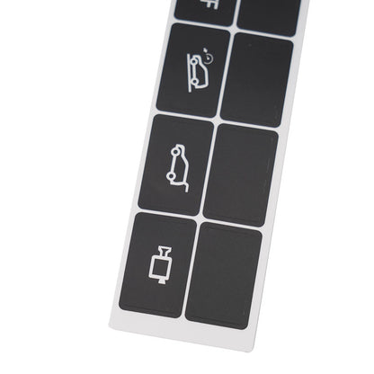 DASH Button Stickers for BMW X5 (2006–2013)