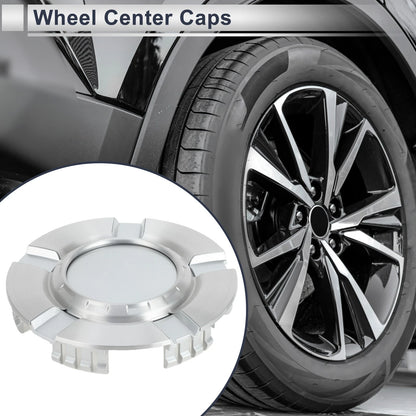 Wheel Center Caps for Chevrolet Silverado 1500 Silver-Tone Plastic (2007-2013)