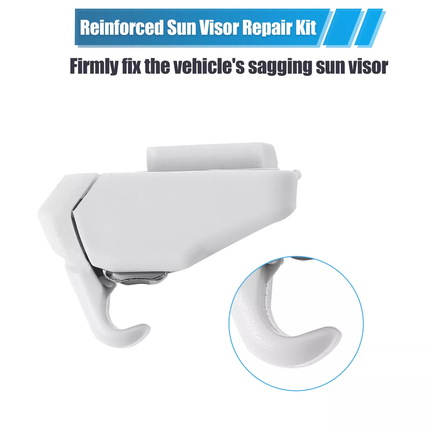 Sun Visor Support Clip Retainer for Jeep Renegade (2015-2018) Gray