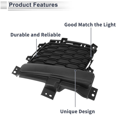 Front Left Fog Light Grill for Jeep Grand Cherokee (2021-2023)