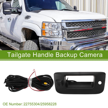 Tailgate Handle + Backup Rear View Camera for Chevrolet Silverado
