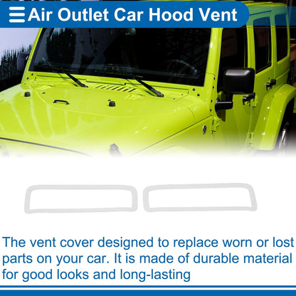 Hood Air Outlet Vent Cover Trim for Jeep Gladiator JT (2020-2024) 7 x Pcs