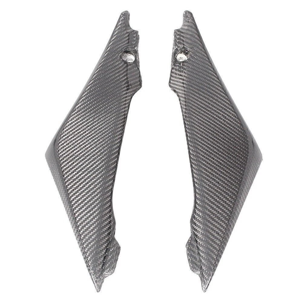 Black Carbon Fiber Tank Side Fairings Trim for Suzuki GSXR1000 (2005-2006)