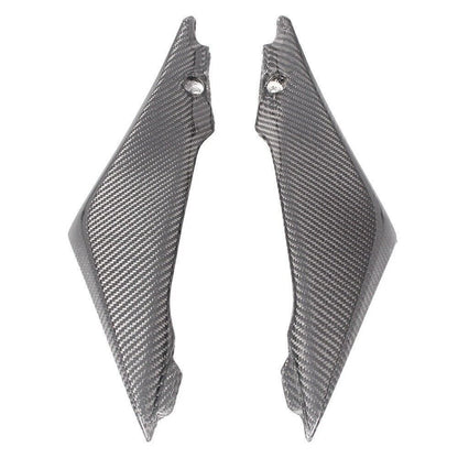 Black Carbon Fiber Tank Side Fairings Trim for Suzuki GSXR1000 (2005-2006)