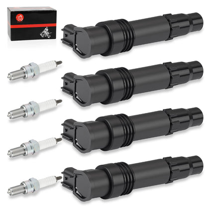 4 x Coils Iridium Spark Plugs for Suzuki Hayabusa GSX1300R (1999–2021)