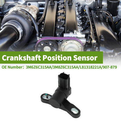 Crankshaft Position Sensor for Ford Escape 2.5L (2013-2015) 1 x Black