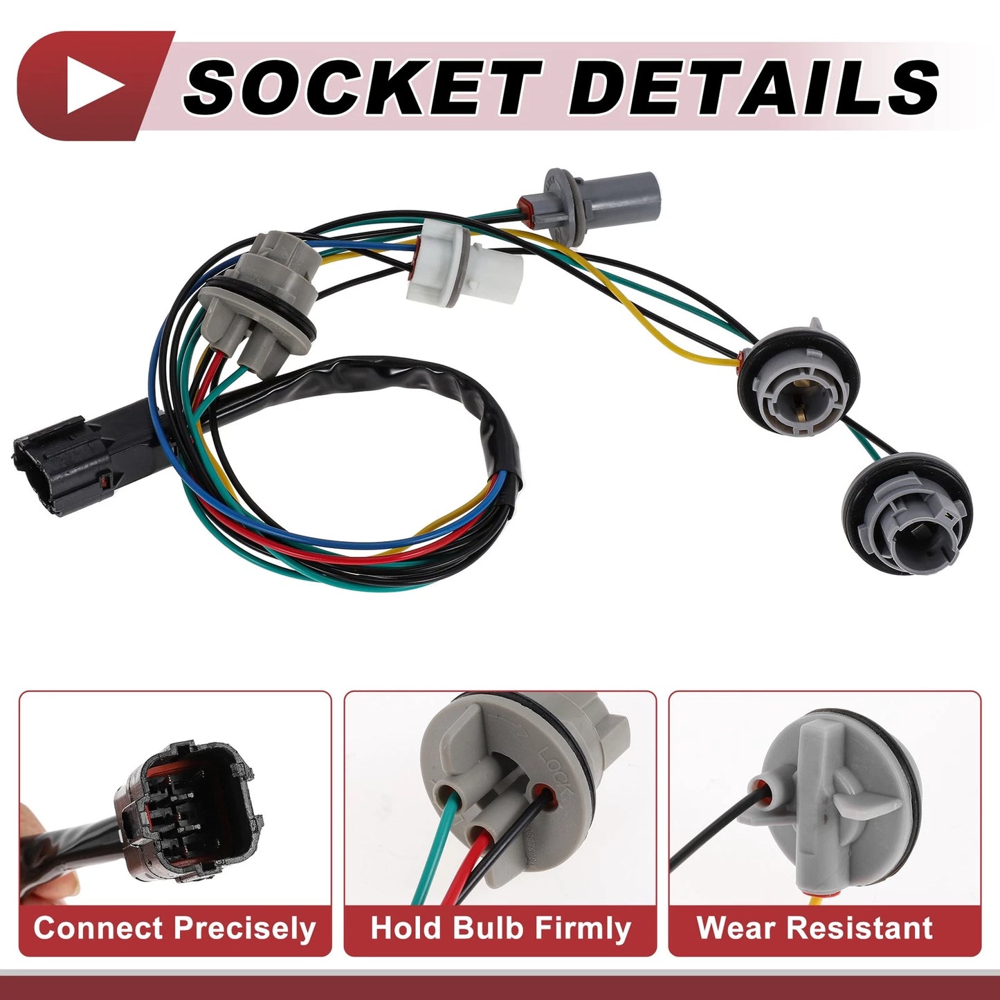Tail Light Socket Wiring for Kia Soul 2.0L I4 (2014-2019)