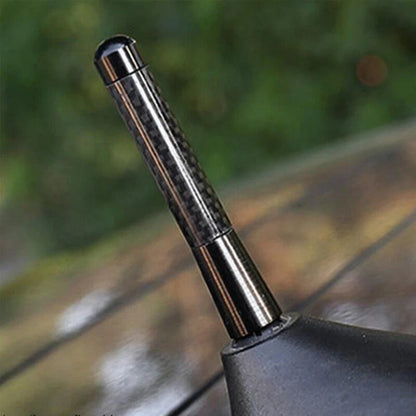 3" Carbon Fiber Stubby Short Antenna for Universal Cars