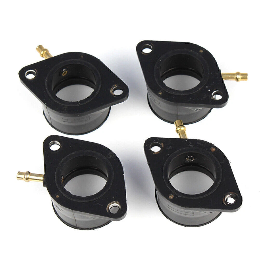 4 Pcs Carburetor Intake Manifold Boots for Kawasaki KZ1000 KZ1100 (1977-1983)
