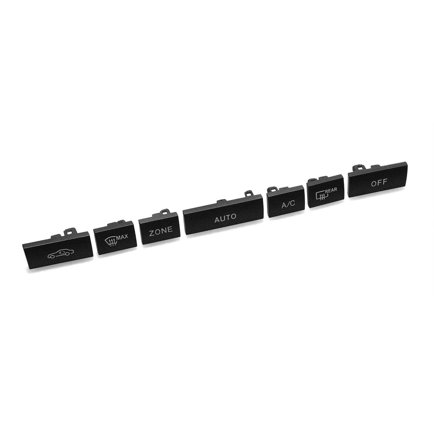 7 x A/C Switch Button Cap Covers for Benz E Class W212 (2009-2016)