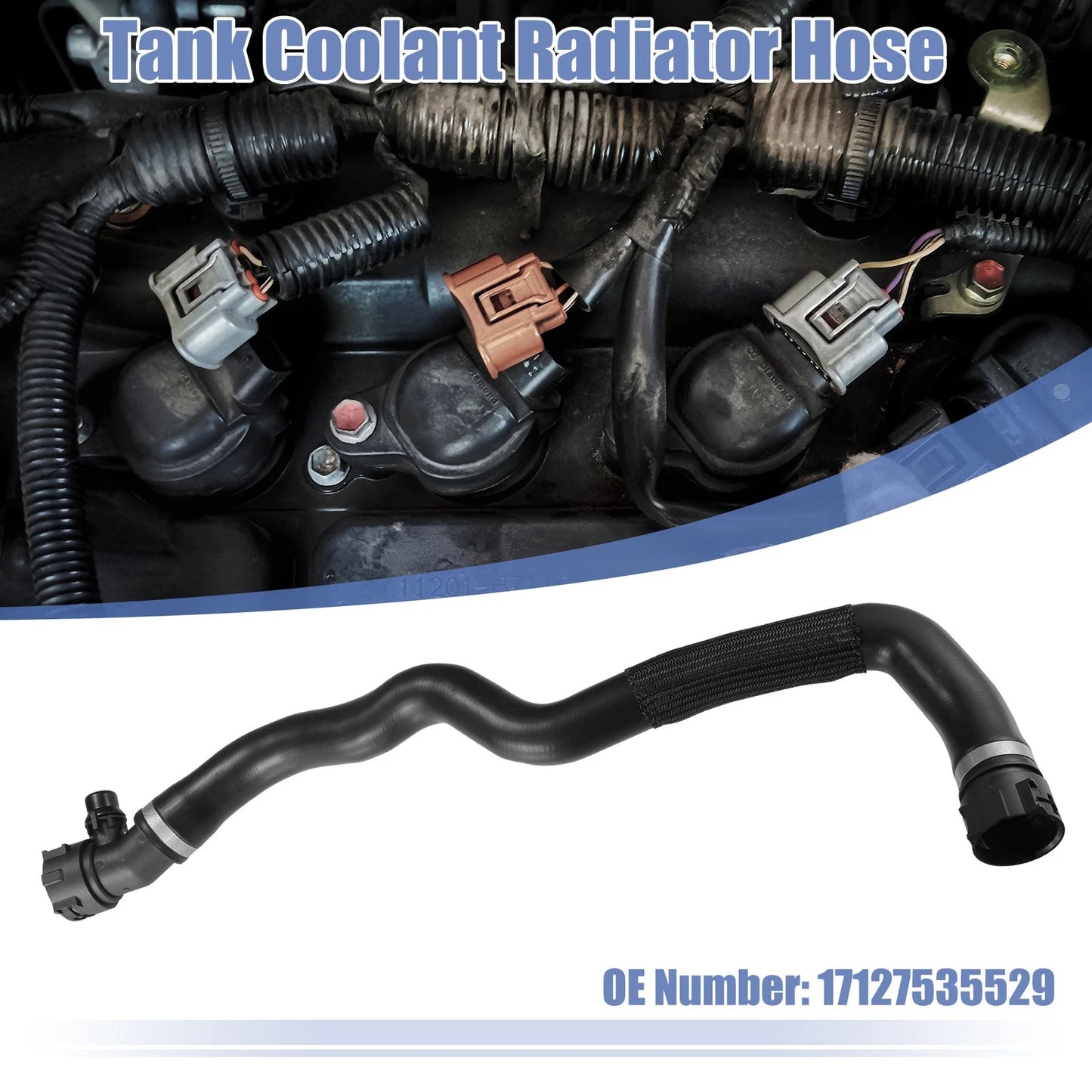 Heater Hose Radiator Expansion Tank Pipe for BMW G01