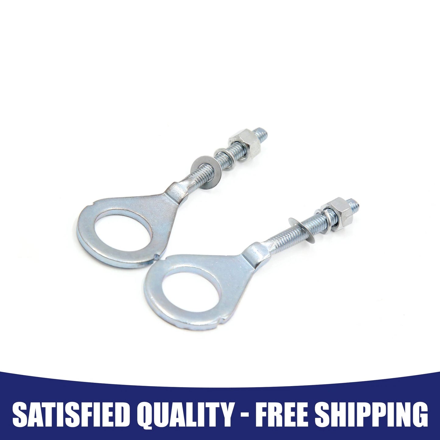 Axle Adjuster Tensioner 2 x 18mm Dia Metal Chain for Motorcycle