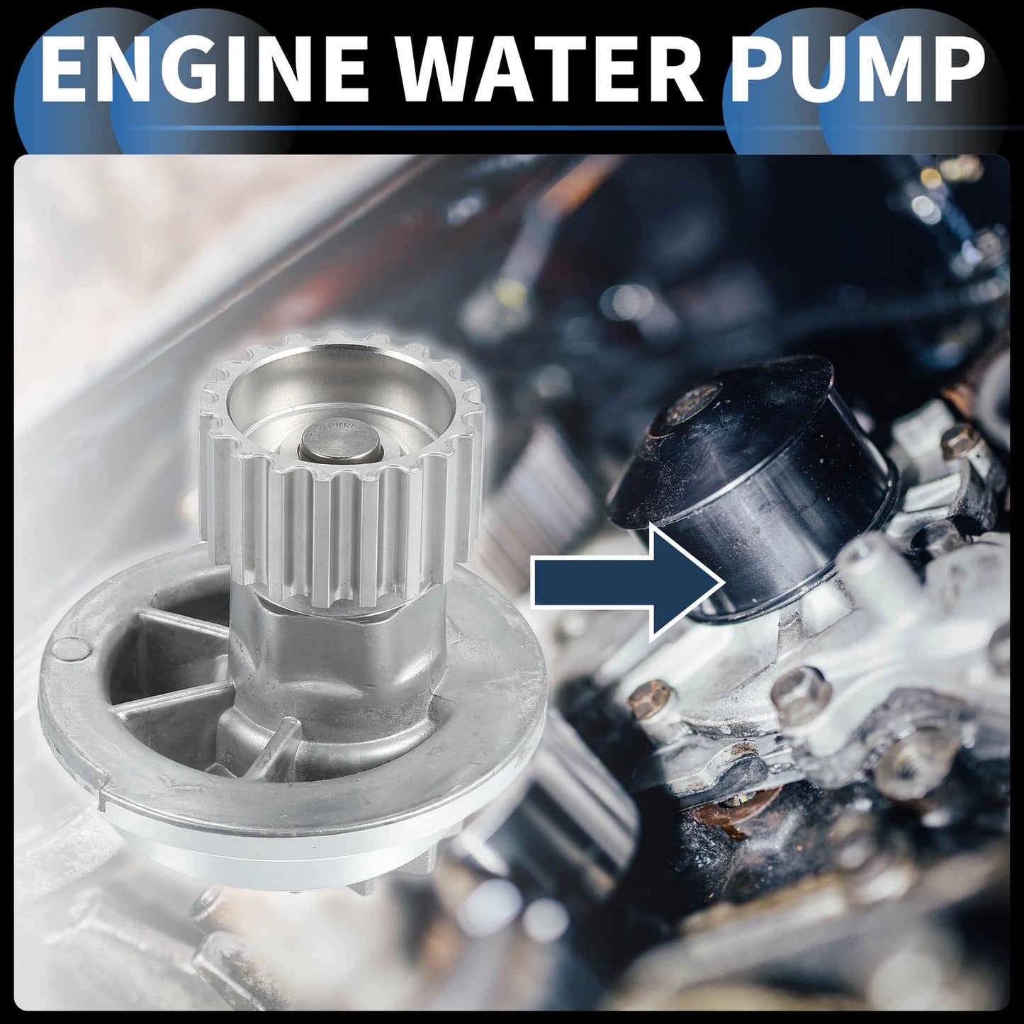 Water Pump for Chevrolet Aveo Seals Kit (2004 - 2016)