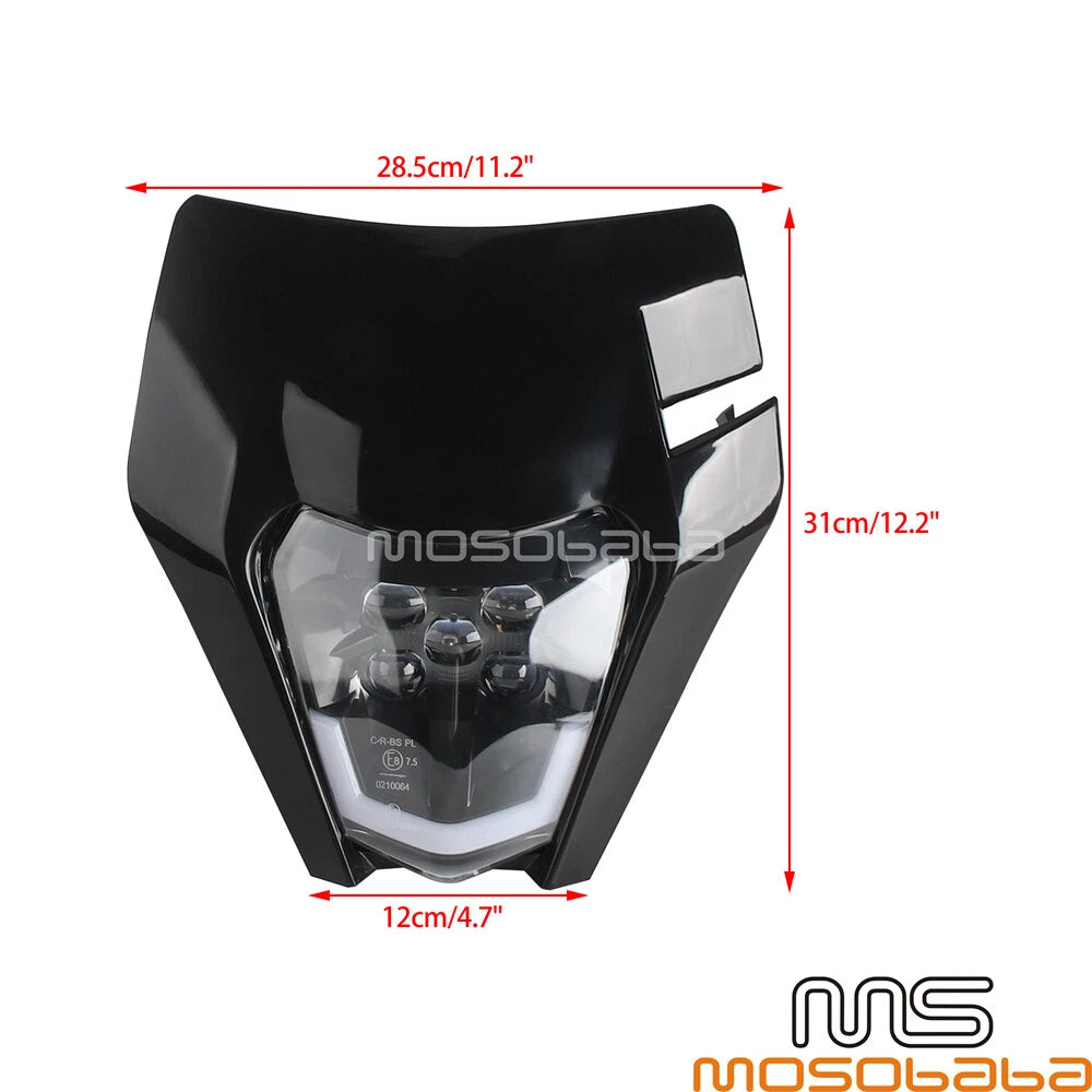 LED Headlight for KTM 690 SMC R, 300 EXC, 350, 450, 500 EXC-F, TC 250 (2008-2023)