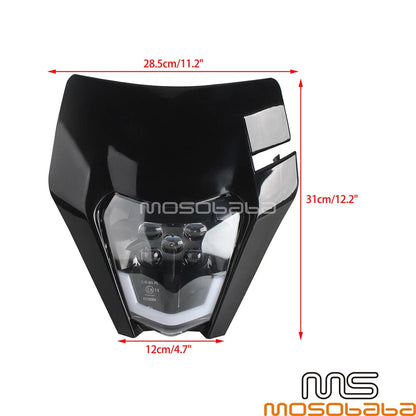 LED Headlight for KTM 690 SMC R, 300 EXC, 350, 450, 500 EXC-F, TC 250 (2008-2023)