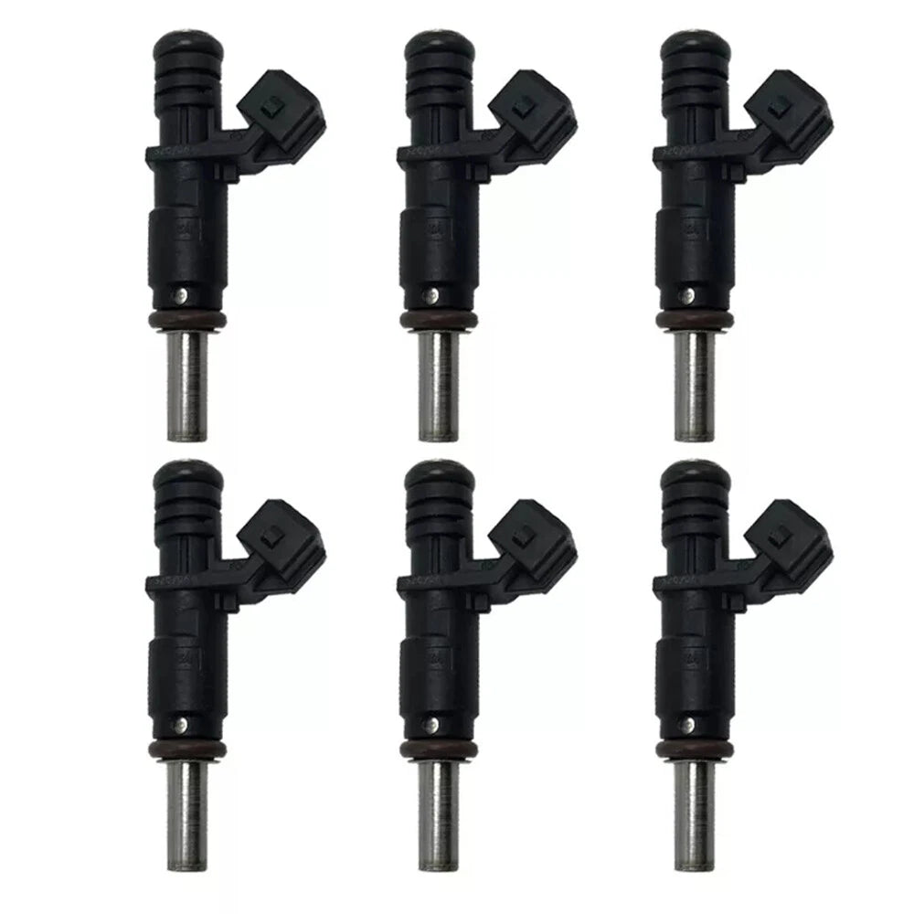 6Pcs Fuel Injectors for BMW 325 330 328 X3 X5 525 530 528 128 I6 (2006-2012)