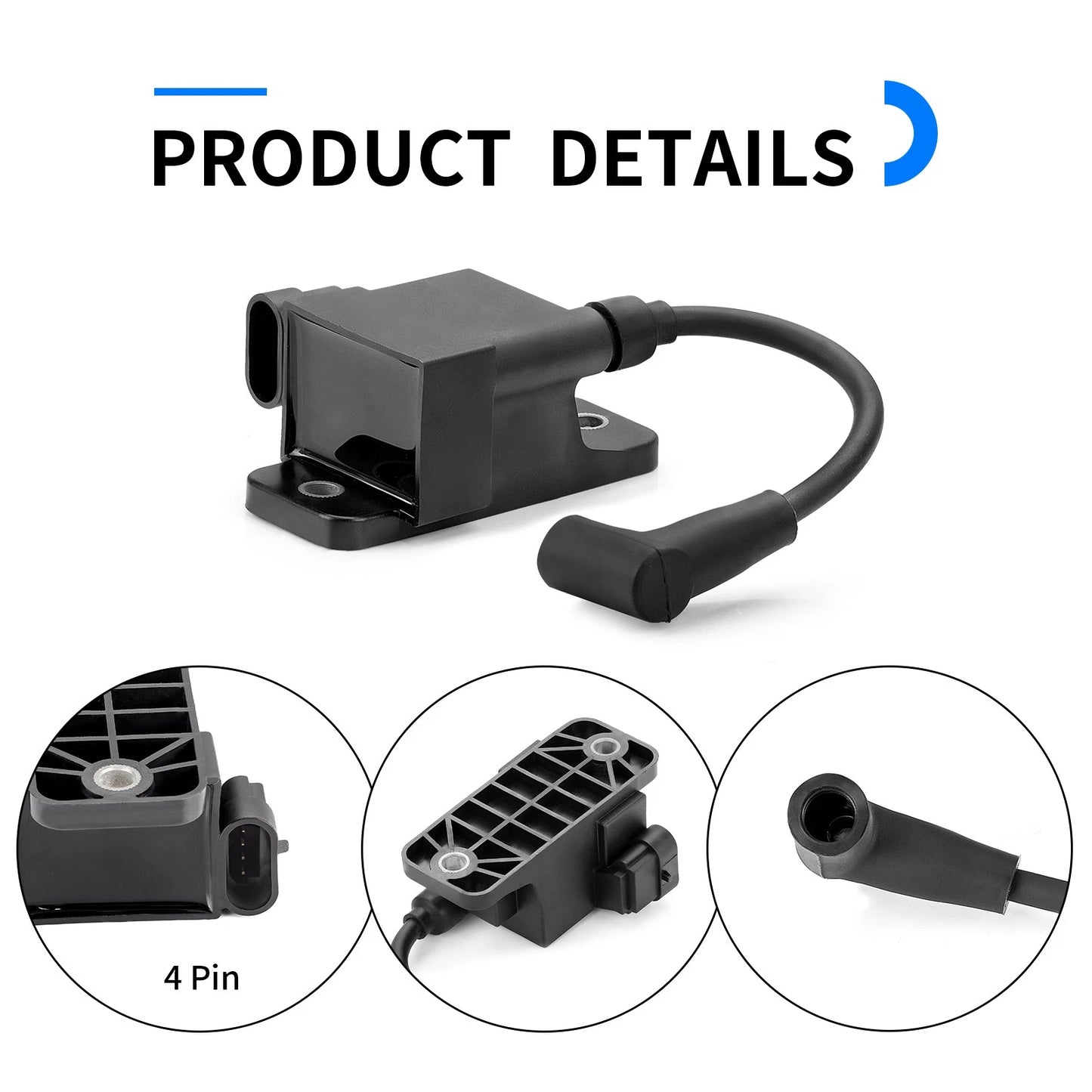 Set of 3 CDM Ignition Coil for Mercury E150/E175/E200/E225/E250/E300 150-300HP