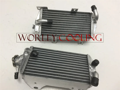 Radiator + Red Hose Kit for Honda CRF250R (2014-2015)