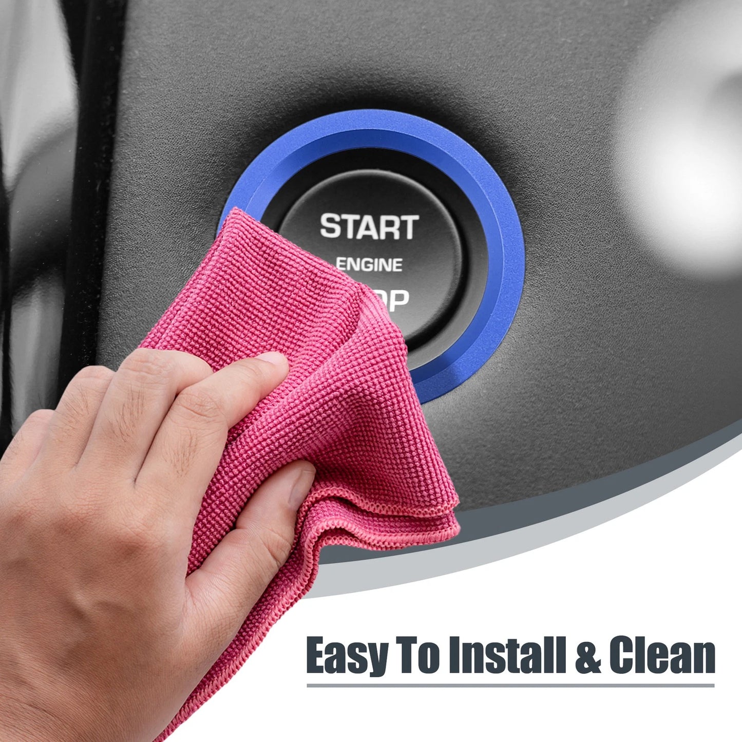 Engine Start Stop Button Cover Rings for Honda Accord Sedan (2018-2023)