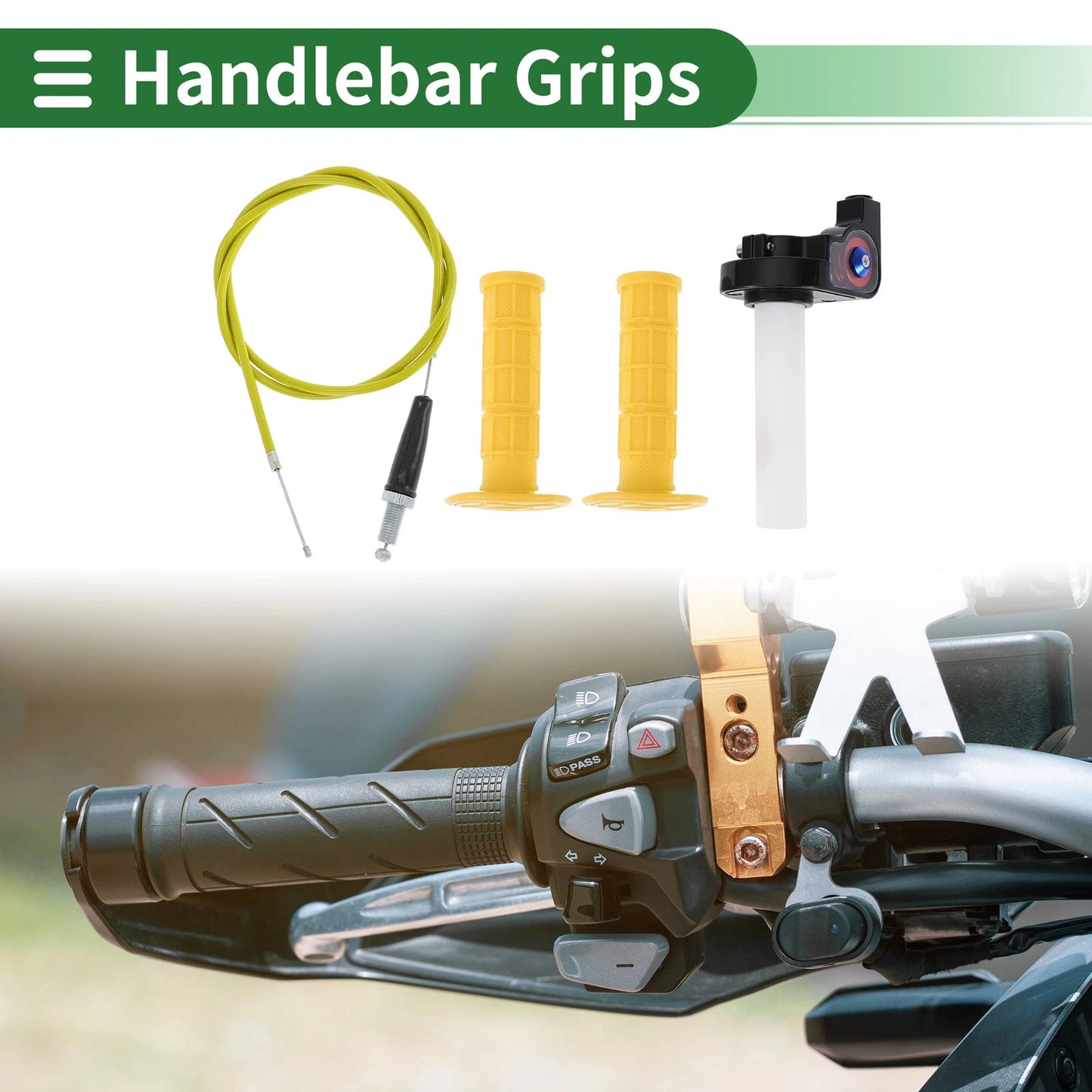 Grips / 7/8 22mm / Hand Grips Rubber for Motorcycle