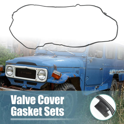 Valve Cover Gasket for Toyota Land Cruiser 4.5L M/T Rubber Black (1998-2007)