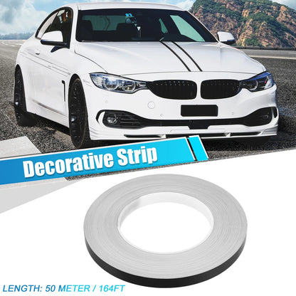 Decorative Strips 0.4" Width 164ft Waterproof Black for Car Motorcycle