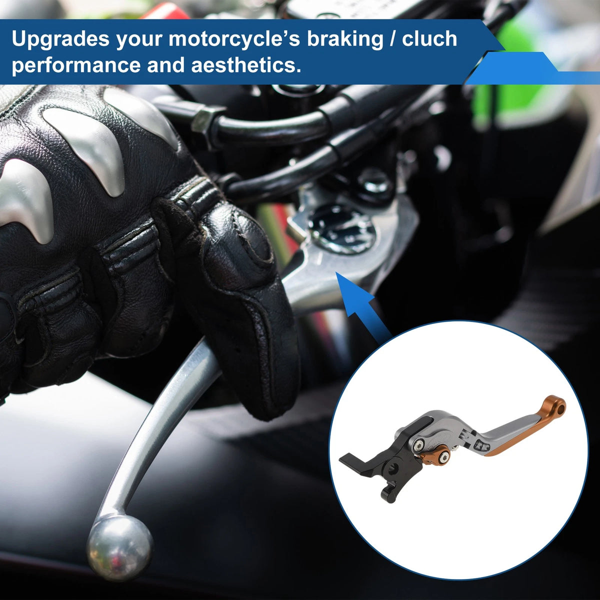 2x Adjustable Short/Long Brake Clutch Levers for Yamaha MT125 (2014–2021)