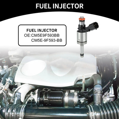 Fuel Injector No.CP9Z-9F593-B for Ford Focus 2012-2018 2.0L Black 1 x Pcs