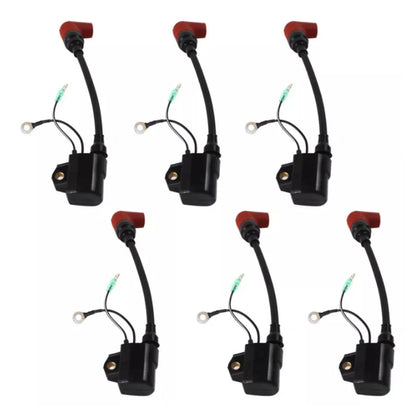 6 pcs Outboard Ignition Coil for Yamaha 100-225HP (2000-2023)