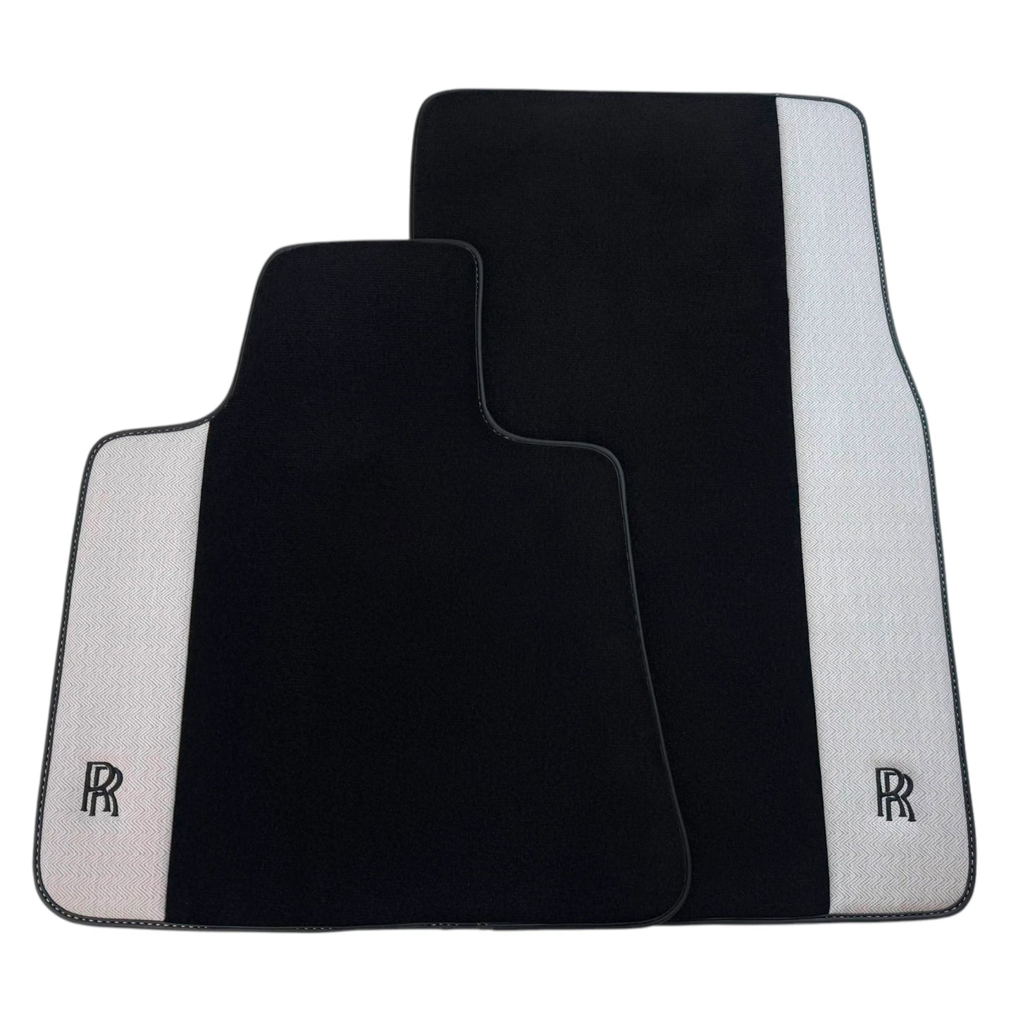 AutoWin Floor Mats for Rolls Royce Phantom Drophead Coupe | Gray Leather