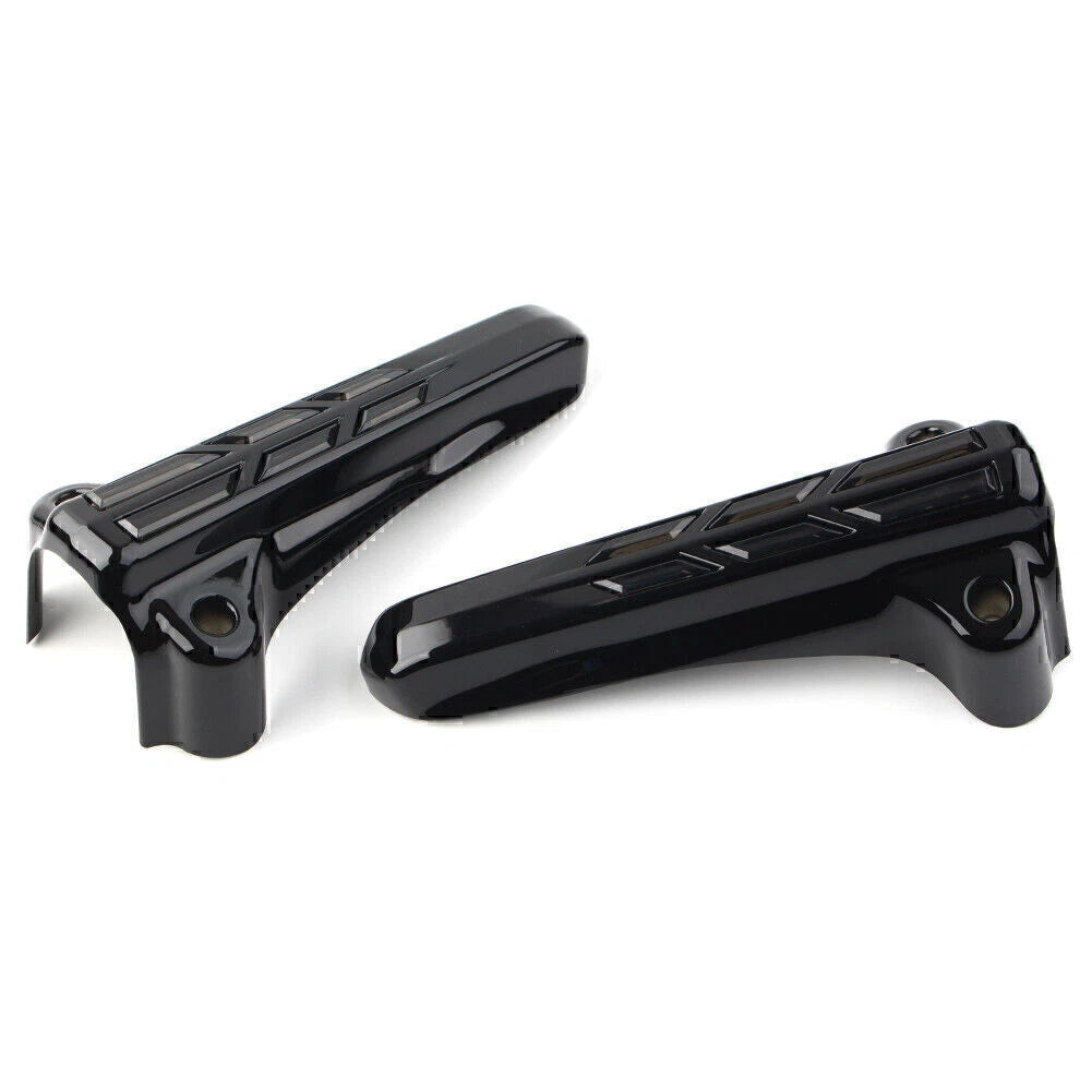 Front Lower Fork Leg Covers LED Smoke Light for Harley FLHR FLHTK FLHX (14-20)