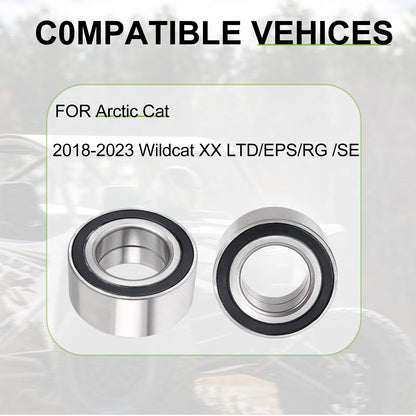 2 x Wheel Bearing for Arctic Cat Wildcat XX (2018–2023)