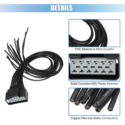 Heated Cooled Seat Module Connector Pigtail for Ford Lincoln (2015-2020)