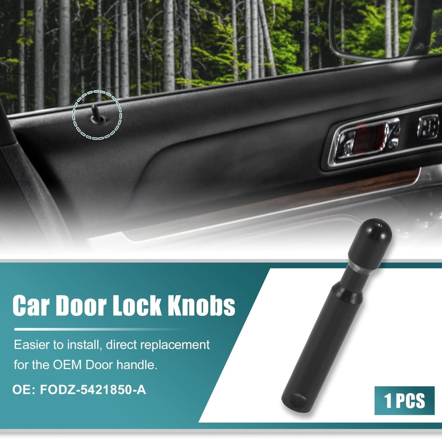 Interior Door Lock Knob Pull Pins for Ford (FODZ-5421850-A)
