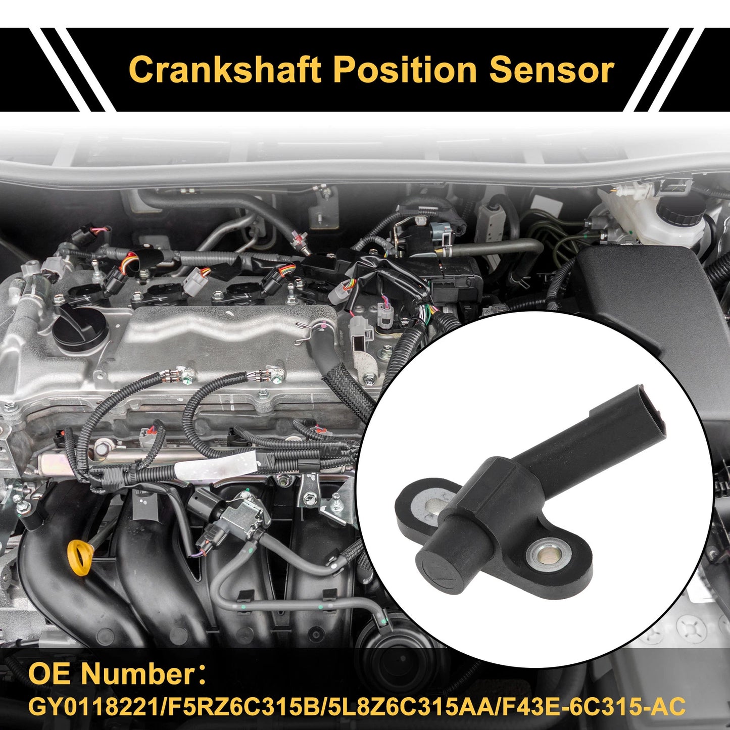 Crankshaft Position Sensor for Ford Mondeo 2.5i 24V (1994-1996)