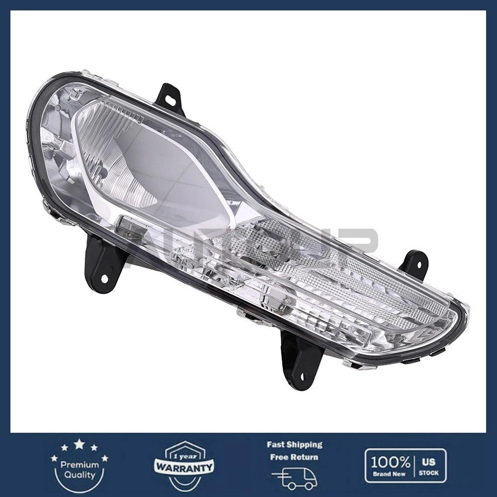 Right Front Bumper Fog Light Lamp w/Bulbs Passenger Side for Ford Escape (2013–2016)