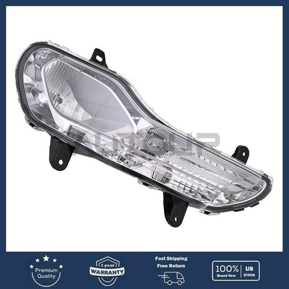 Right Front Bumper Fog Light Lamp w/Bulbs Passenger Side for Ford Escape (2013–2016)