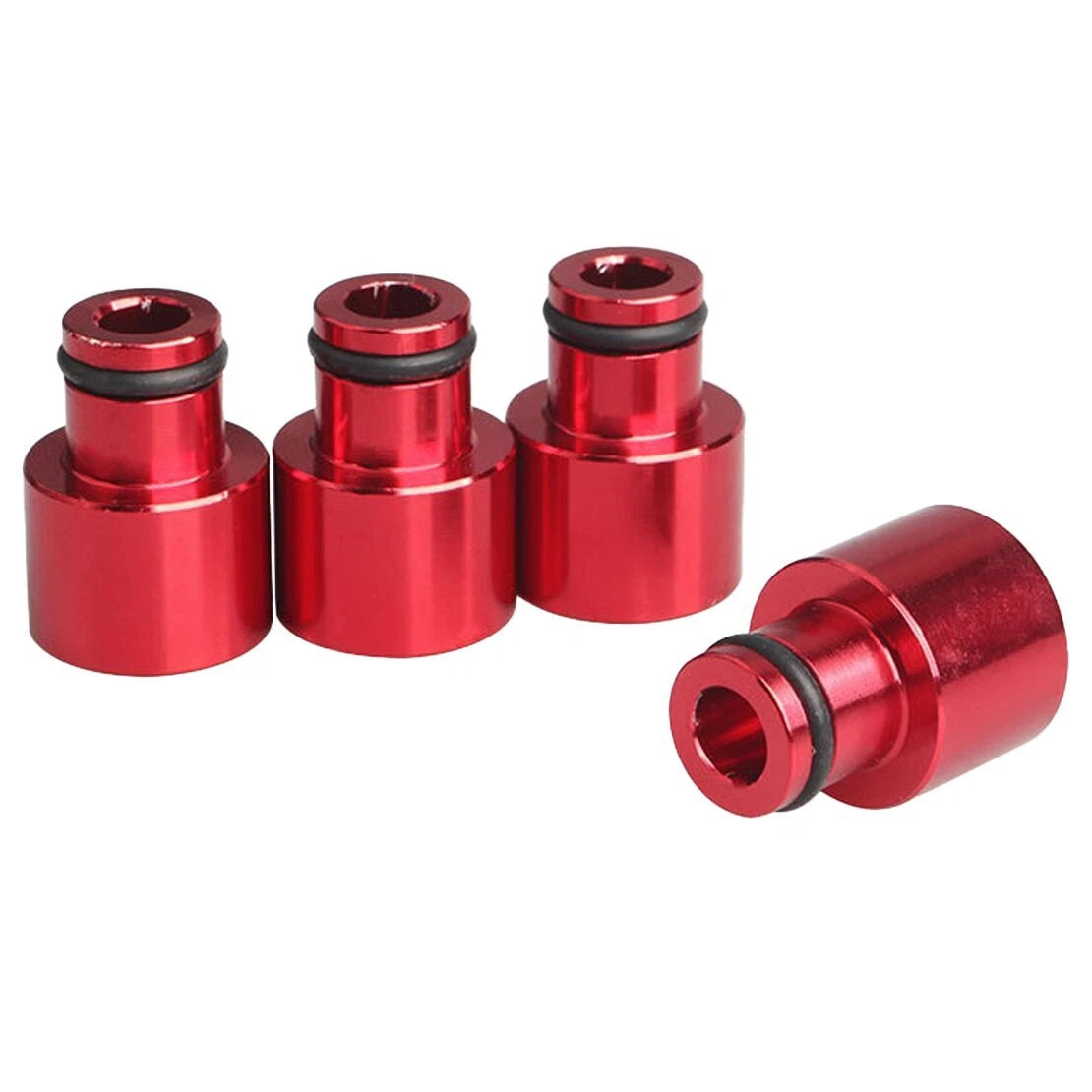4x Fuel Injector Top Hat Adapter for Honda Civic Acura B16 B18 D16Z