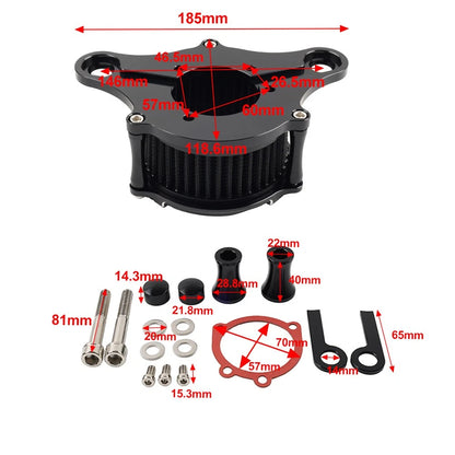 Air Filter Intake Cleaner System for Harley Dyna FXR EVO Twin Cam (2000-2017)