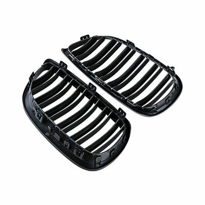 Gloss Black Front Kidney Grille for 2006-2013 BMW E92 E93 M3 (2006-2013)