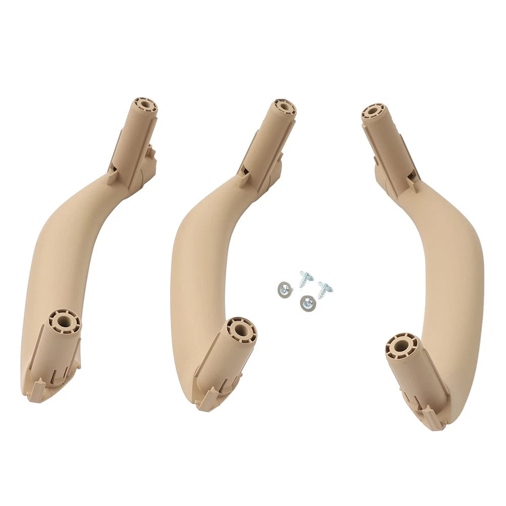 3 x Interior Door Pull Handle Trim Cover Beige for BMW X5 X6 (2014-2018)