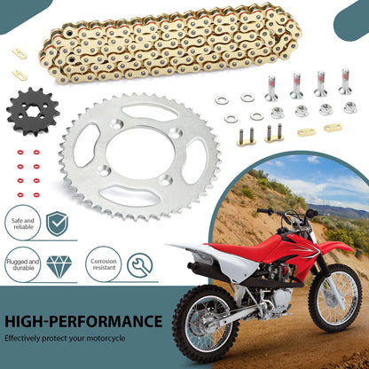 Link X-Ring Drive Chain & Sprockets for Honda XR80R/CRF80F (1985–2013)
