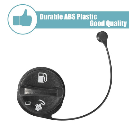 Gas Cap Cover Black for Chevrolet Car