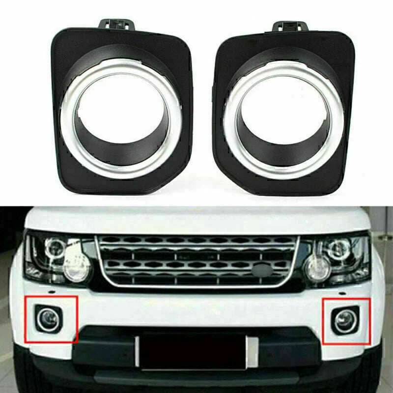 Fog Light Lamp Bezel for Land Rover LR4 (2010-2016) LH & RH Pair